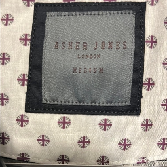BNWT Asher Jones London Black Plaid Shirt - Picture 2 of 7
